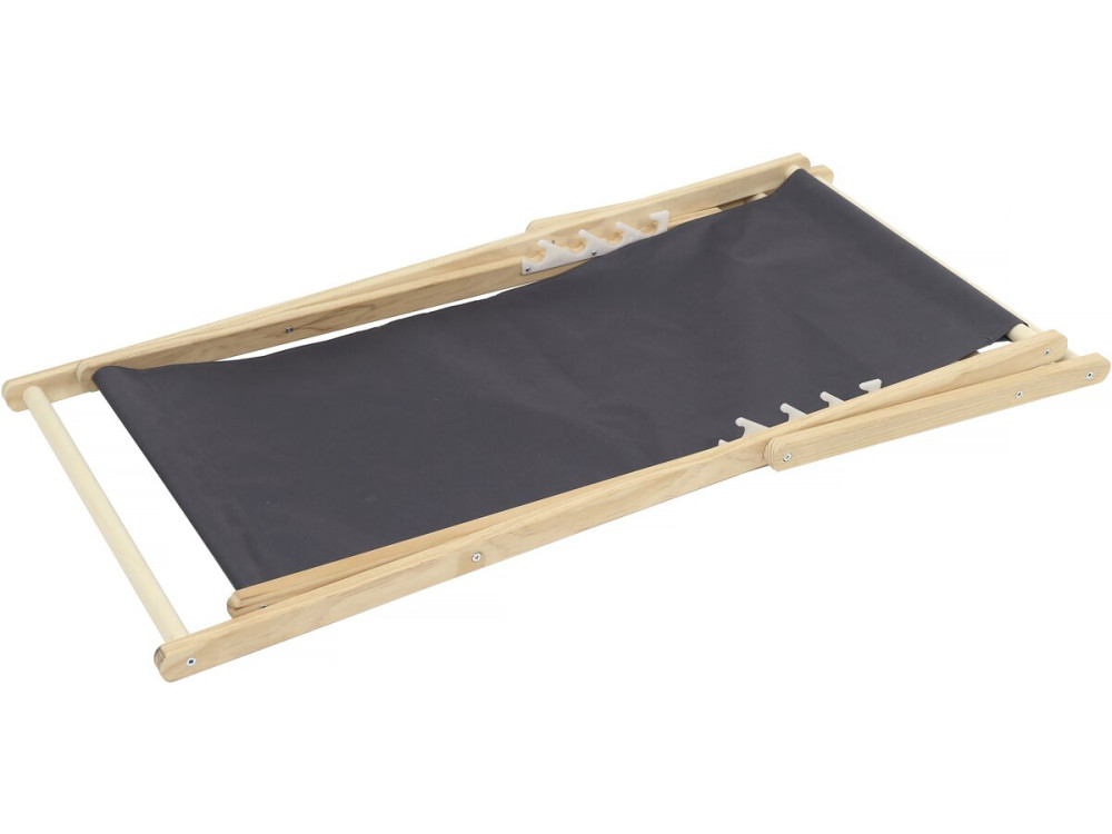 Liegestühle aus Holz 2er-Set "Chilienne" - 107 x 56,5 x 81 cm - Grau