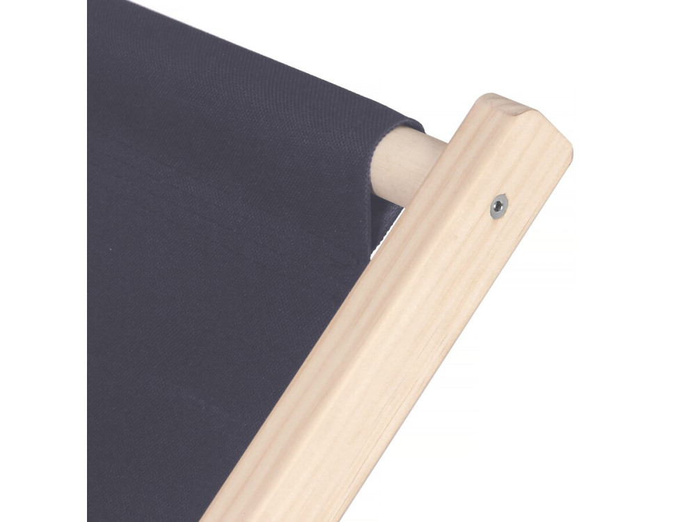 Liegestühle aus Holz 2er-Set "Chilienne" - 107 x 56,5 x 81 cm - Grau