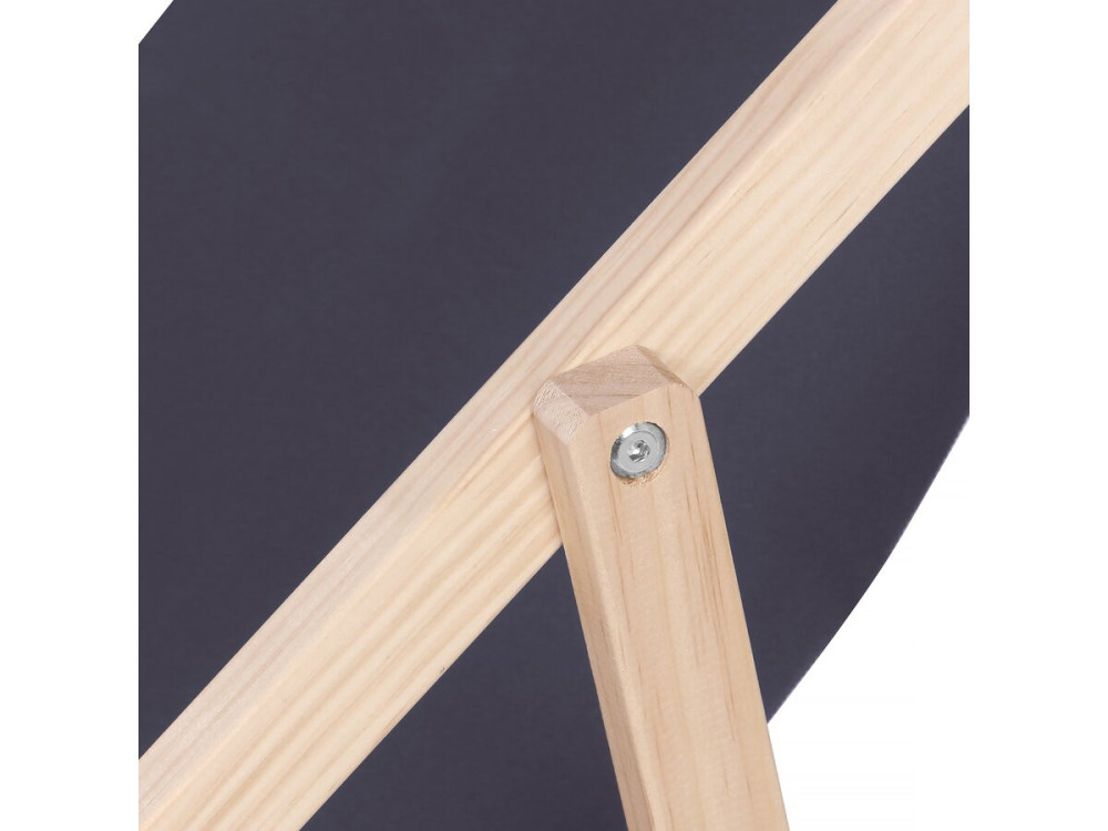 Liegestühle aus Holz 2er-Set "Chilienne" - 107 x 56,5 x 81 cm - Grau