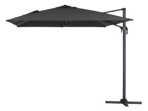 Ampelschirm "Sun 4" - 3 x 4 m - Schwarz