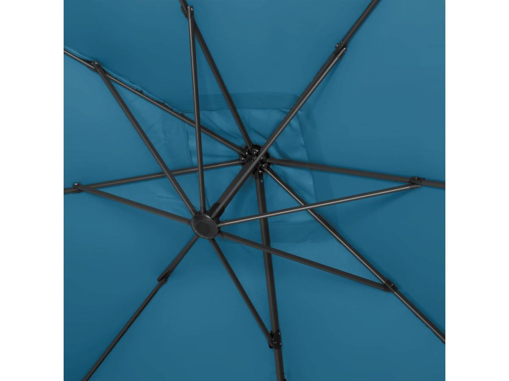 Ampelschirm "Sun 4" - 3 x 4 m - Blau