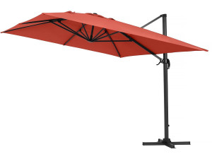 Ampelschirm "Sun 4" - 3 x 4 m - Rot