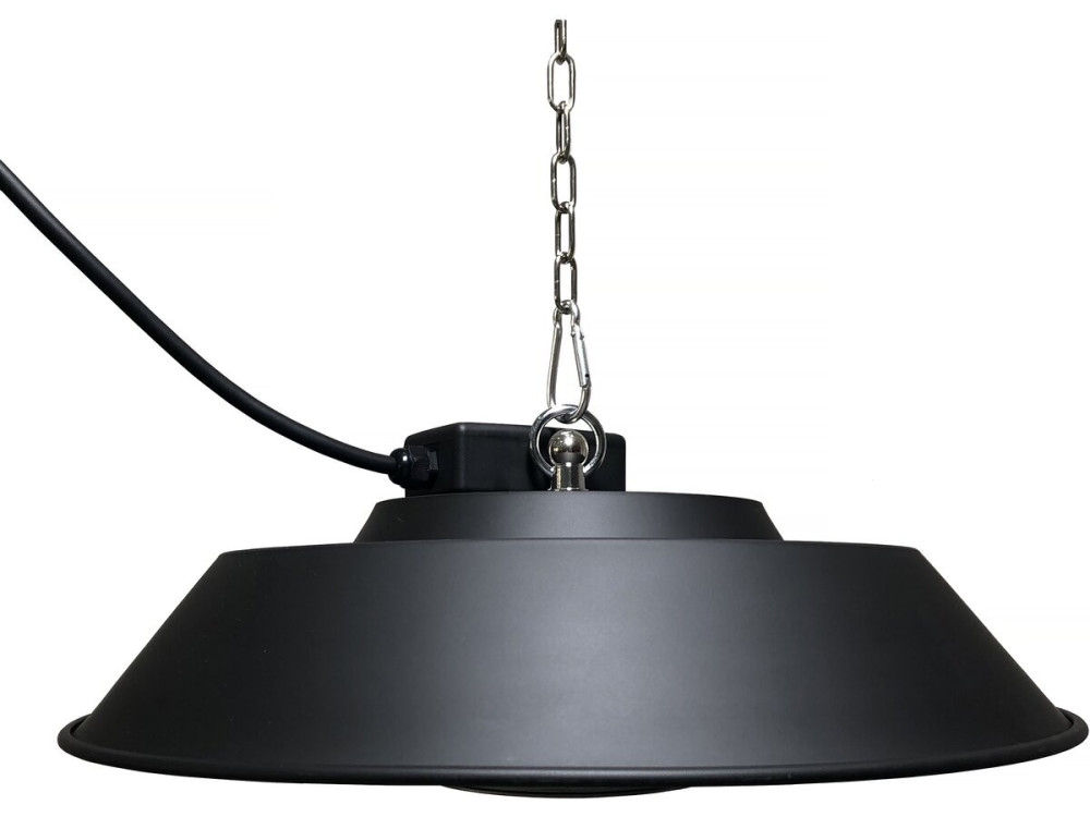 Elektrische Heizung hängend - 1500 W - Schwarz