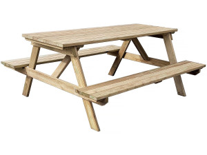 Picknicktisch "Gardenia" - 180 x 150 x 75 cm - 6/8 Personen