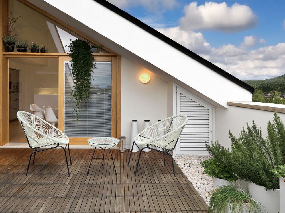 Acapulco Gartenmöbel-Set  "Poli" - 2 Sitze - Weiß