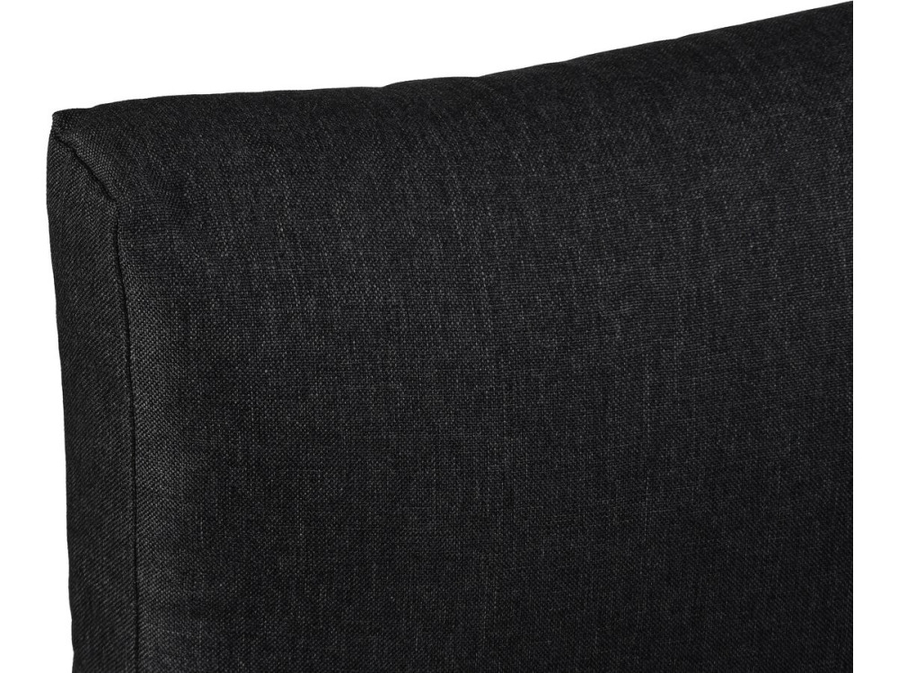 Gartenmöbel Ecksofa mit Holzimitatdekor "Liora" - 4 Sitzplätze - Grau