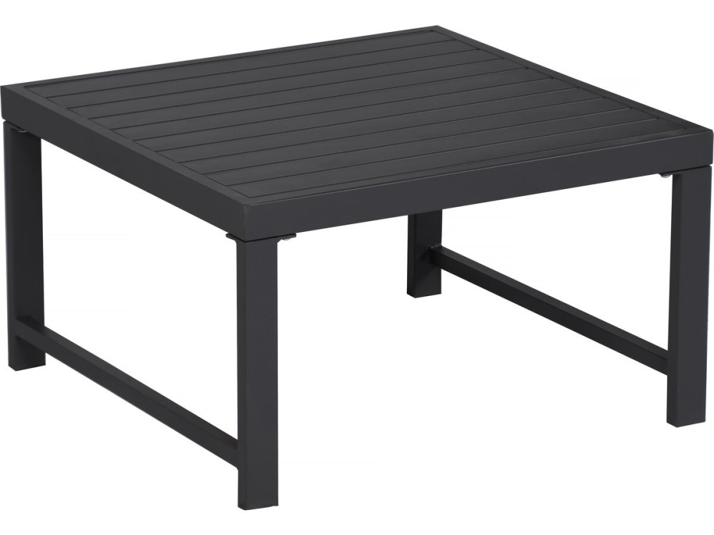 Gartenmöbelset aus Metall "Etna" - 6 Sitzplätze - Grau