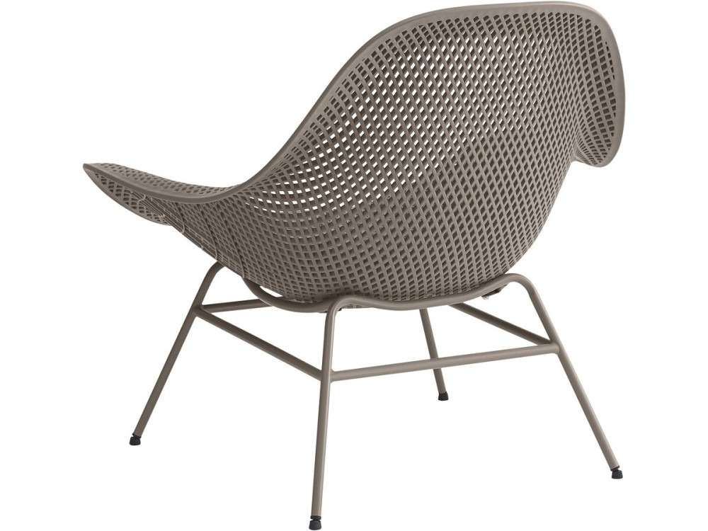 2er-Set Gartensessel mit Couchtisch "Soléna" - Taupe