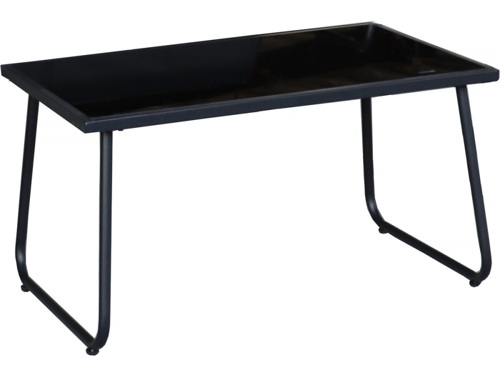 Gartenmöbel aus Metall "Fortaleza" - 4 Sitzplätze - Schwarz