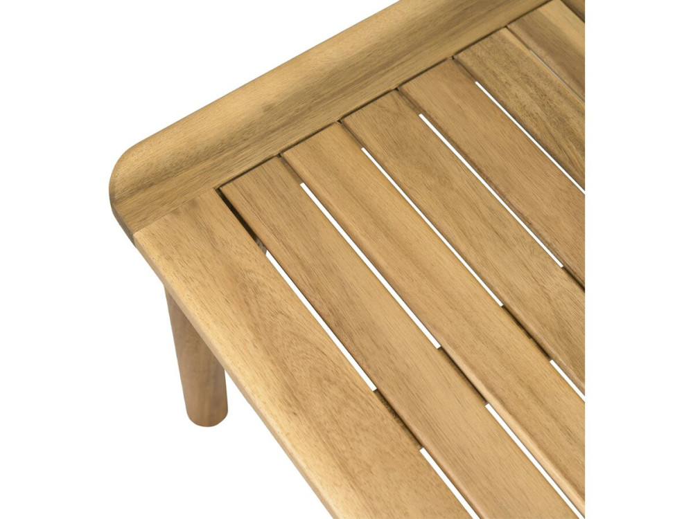 Gartenmöbel aus Holz mit inbegriffenen Kissen "Milano" - 4 Sitzplätze - Beige
