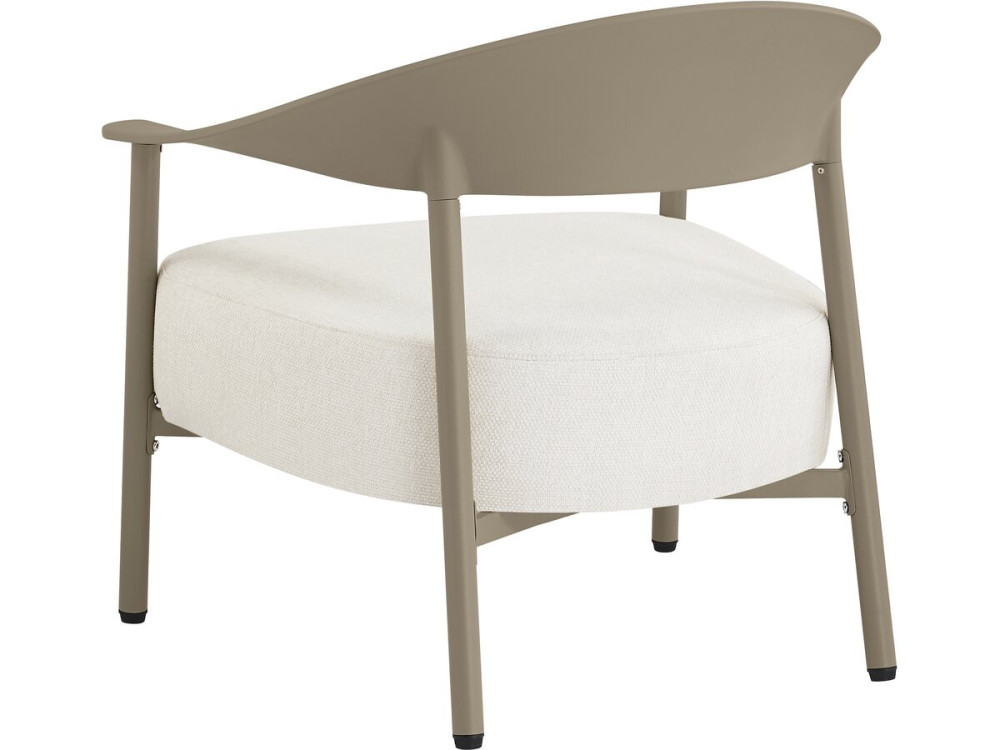 Gartenmöbel aus Metall und Kunststoff "Céora" - 2 Sitzplätze - Taupe