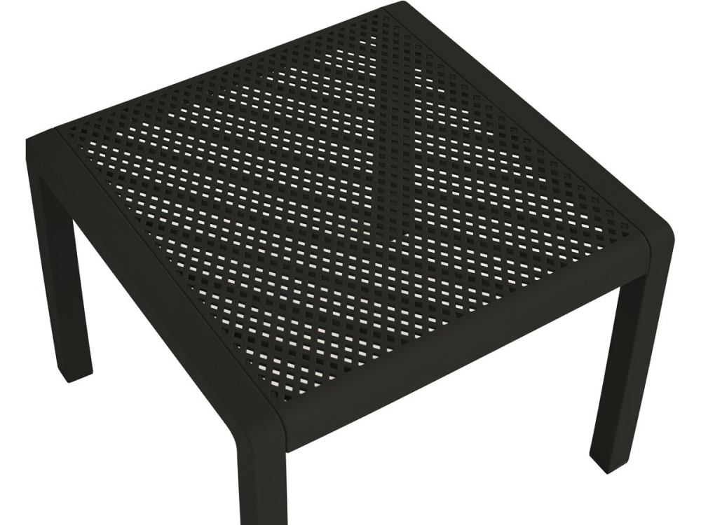 Gartenmöbel aus Metall und Kunststoff "Céora" - 2 Sitzplätze - Schwarz