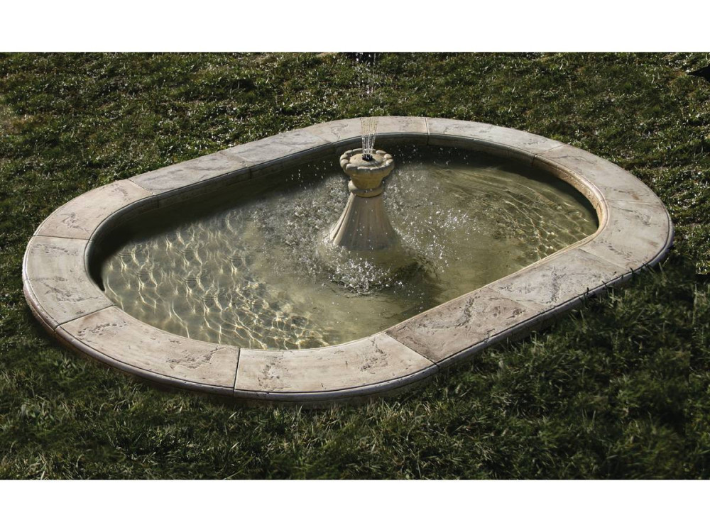 Ovales Becken "Roman" - 270 x 170 cm