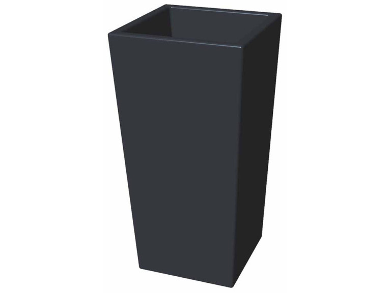 Blumentopf "Carreo" - 38.5 x 38.5.x H.85 cm - Anthrazit