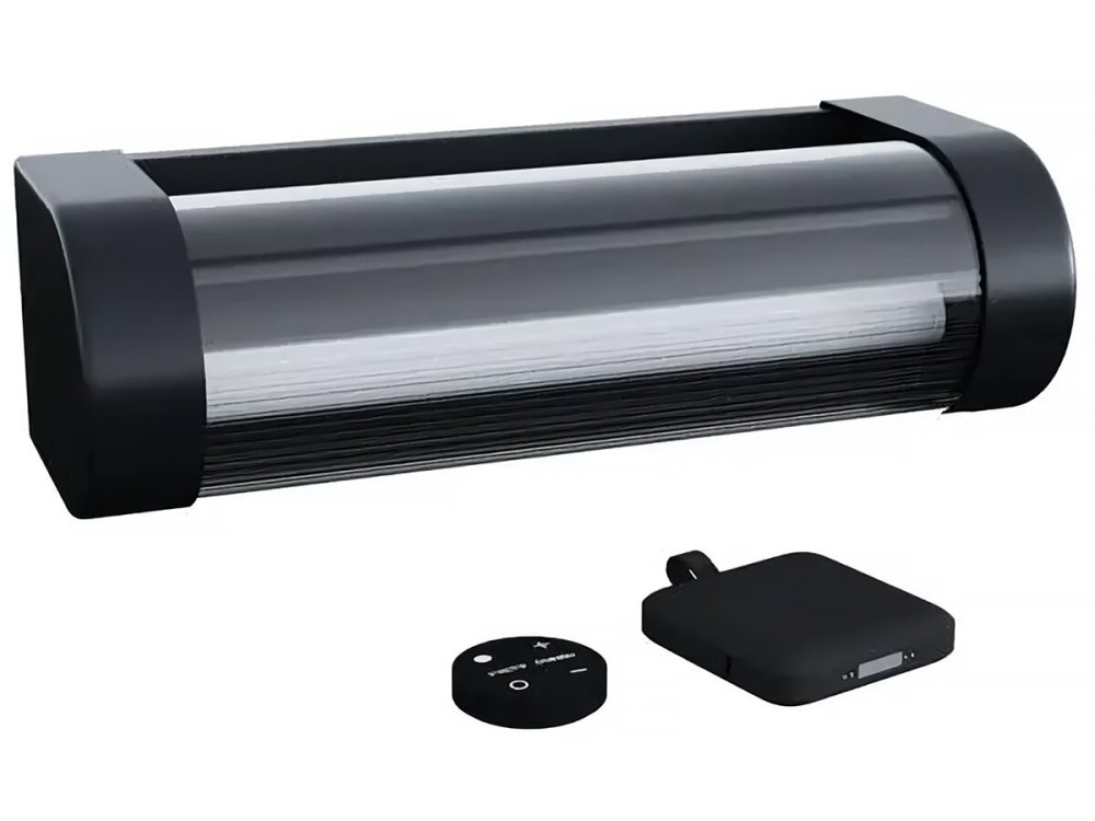 Solar-Wandleuchte aufladbar Booster "Loma" 150 bis 900 Lumen - Schwarz