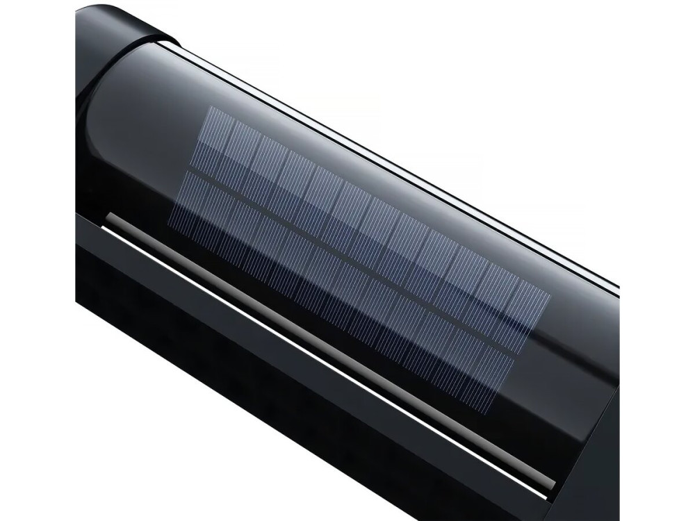 Solar-Wandleuchte aufladbar Booster "Loma" 150 bis 900 Lumen - Schwarz