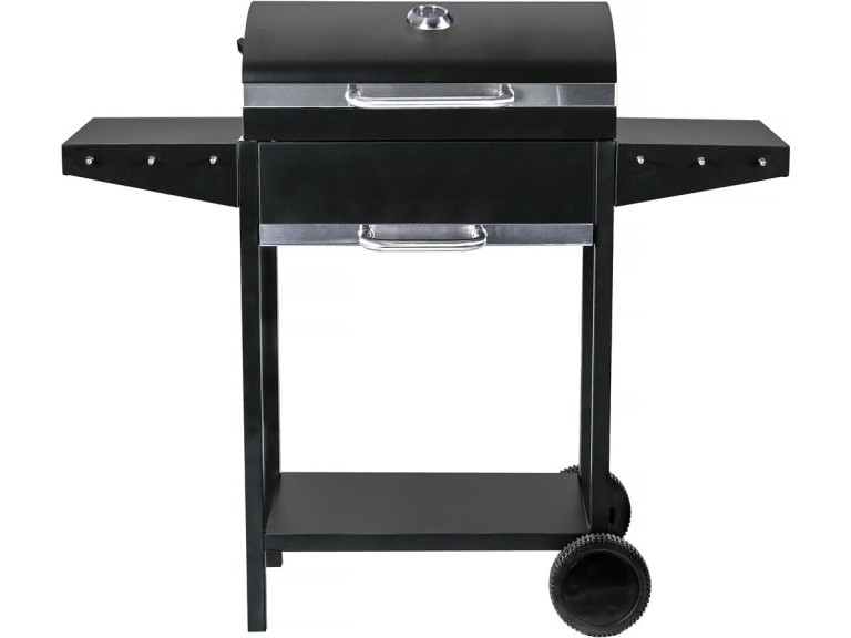 Holzkohlegrill "Bizon" - 119 x 50 x 101 cm - Schwarz