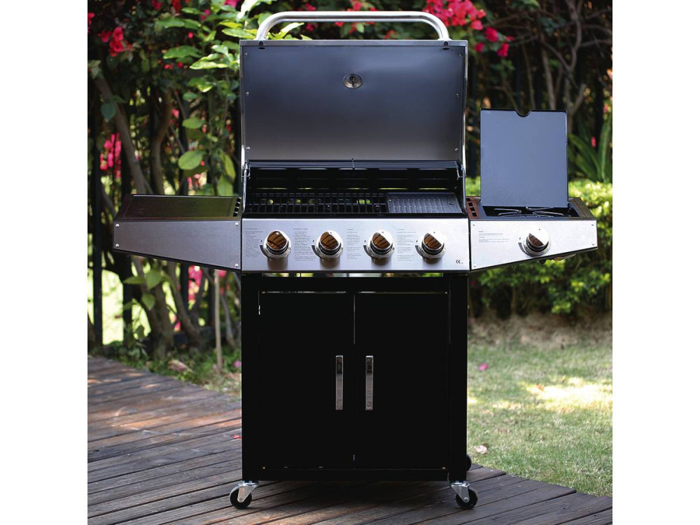 Gasgrill "Party 5" - 5 Brenner davon 1 Seitenbrenner - 15,2 kW