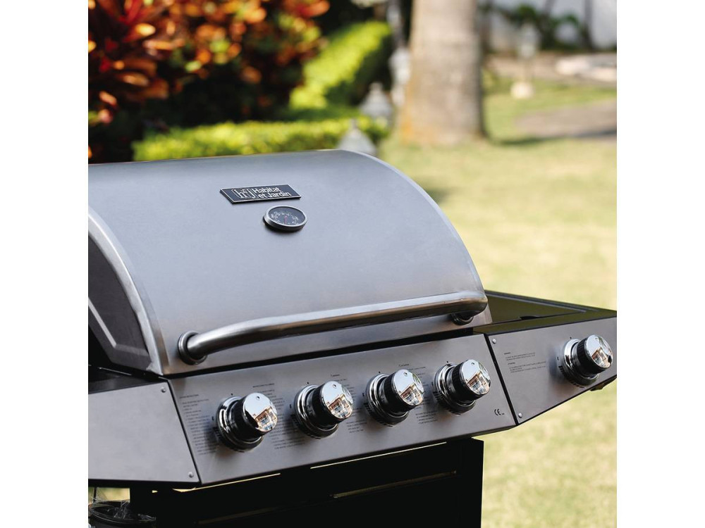 Gasgrill "Party 5" - 5 Brenner davon 1 Seitenbrenner - 15,2 kW