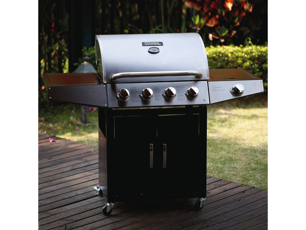 Gasgrill "Party 5" - 5 Brenner davon 1 Seitenbrenner - 15,2 kW