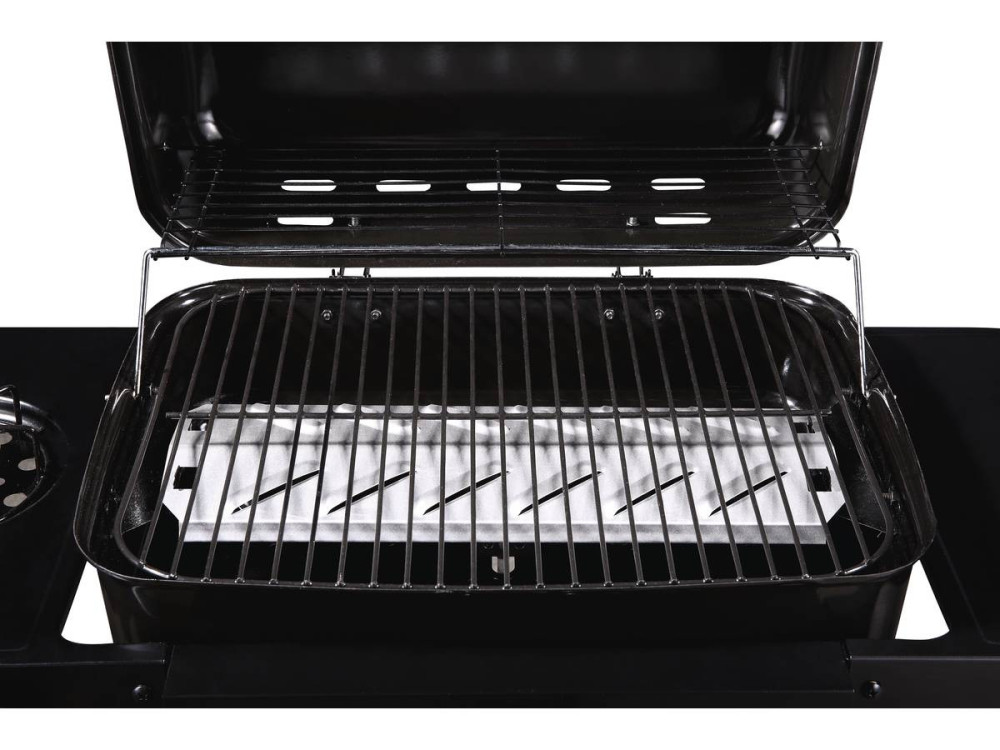 Gasgrill "Party 3" - 3 Brenner davon 1 Seitenbrenner - 9,38 kW - Schwarz