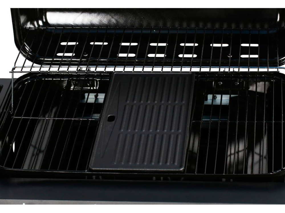 Gasgrill "Festa 5" - 5 Brenner davon 1 Seitenbrenner - 12,9 kW- Schwarz