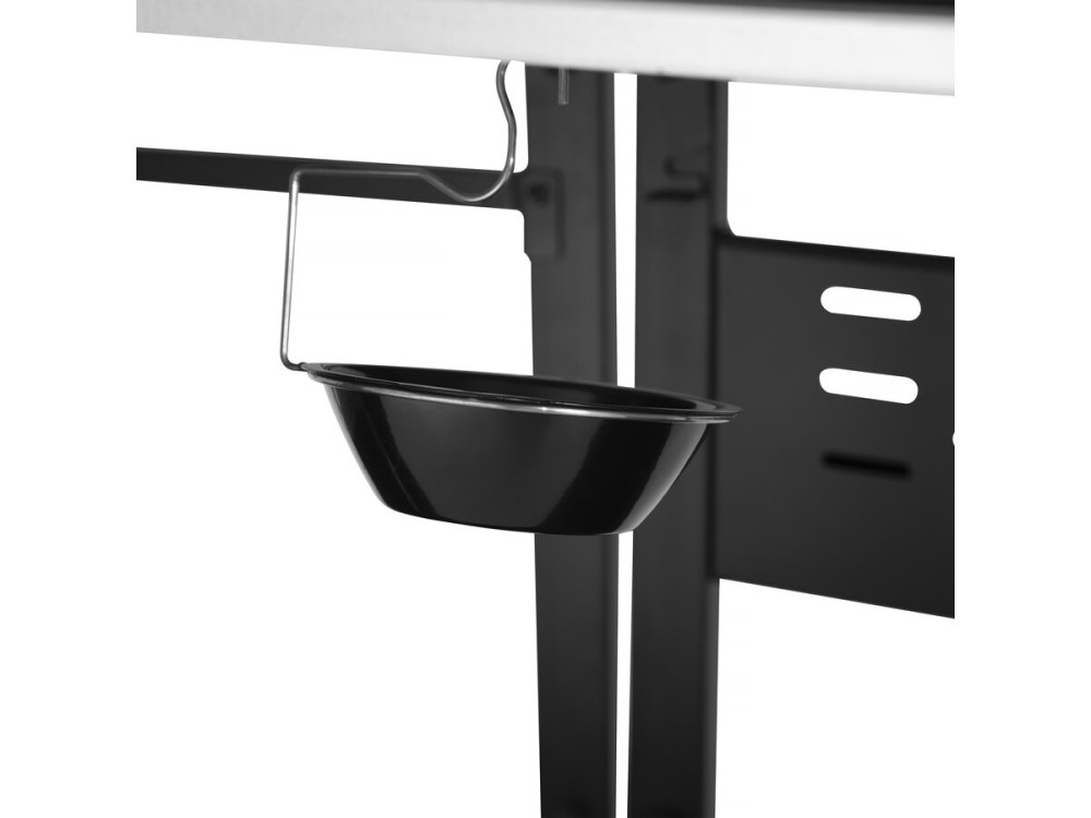 Gasgrill für Outdoorküche - 12 kW - 4 Brenner - Schwarz