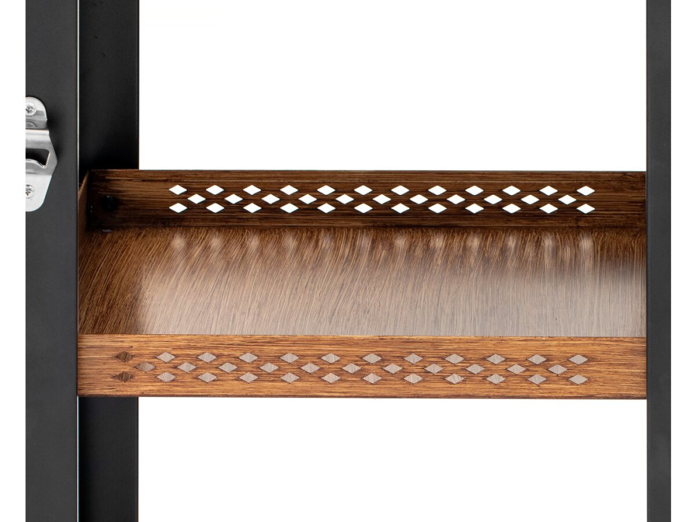 Grill-Beistellwagen "Gelia" 117 x 59 cm - Edelstahl - Schwarz