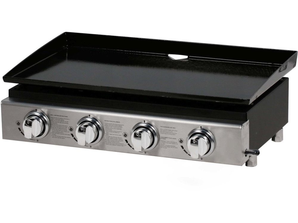 Plancha "Presto 4" - 4 Brenner - 9,7 kW - Grau