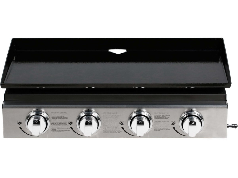 Plancha "Presto 4" - 4 Brenner - 9,7 kW - Grau
