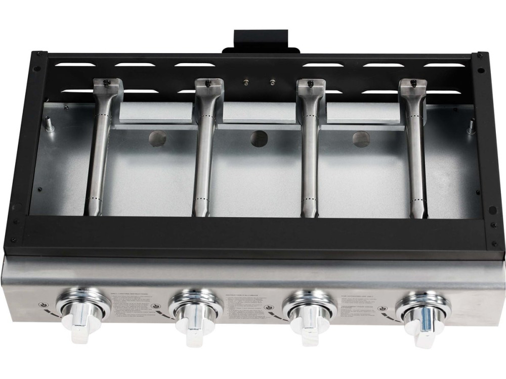 Plancha "Presto 4" - 4 Brenner - 9,7 kW - Grau