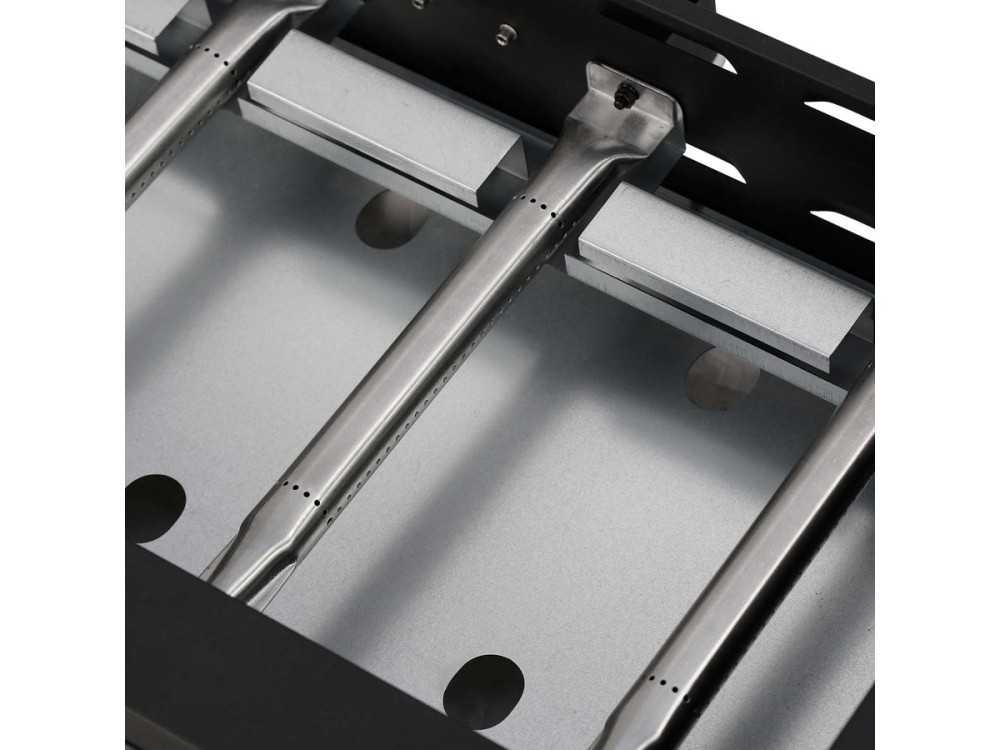 Plancha "Presto 4" - 4 Brenner - 9,7 kW - Grau