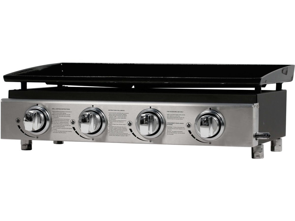 Plancha "Presto 4" - 4 Brenner - 9,7 kW - Grau