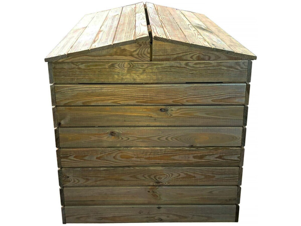 Holzkomposter 500 l "Douglas" 80 x 80 x 85 cm