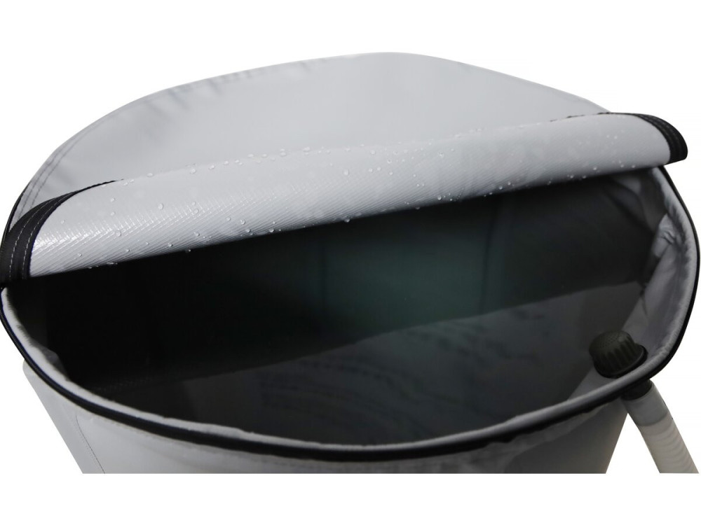 Regenwassersammler aus weichem PVC 250 l - Grau