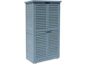 Gartenschrank "Space" - 87 x 46,5 x 160 cm - Himmelblau