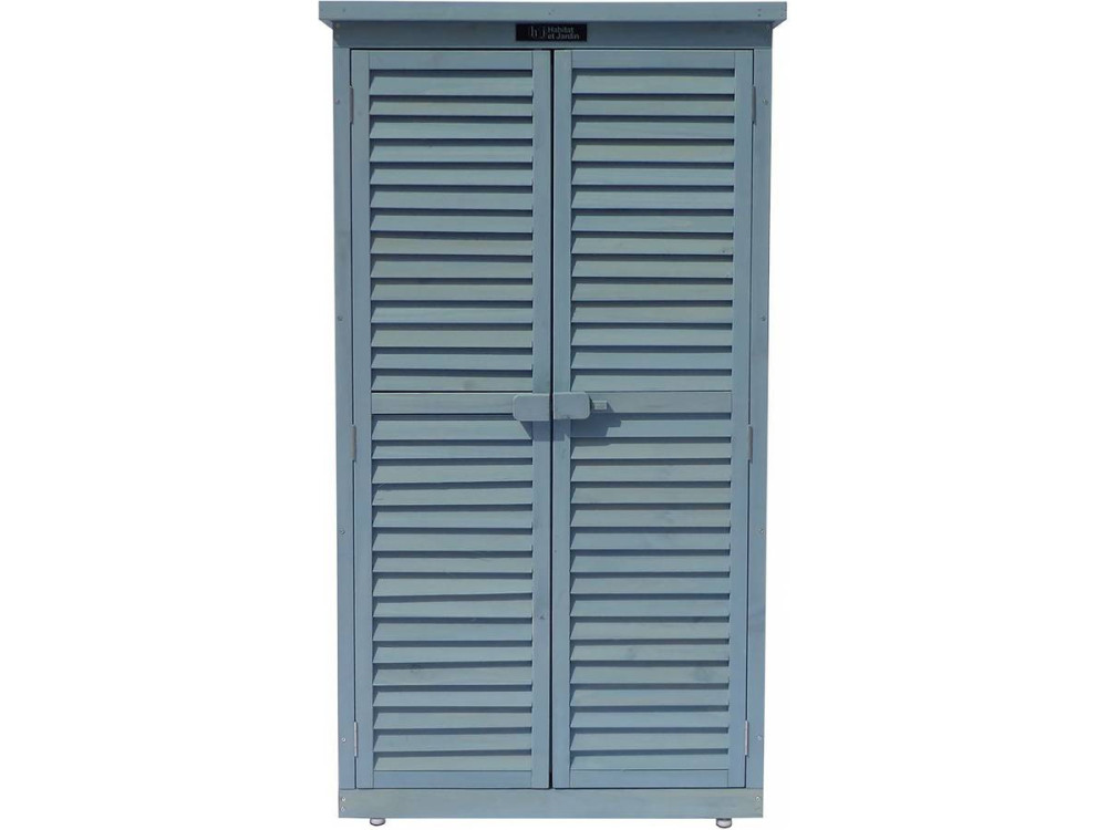 Gartenschrank "Space" - 87 x 46,5 x 160 cm - Himmelblau