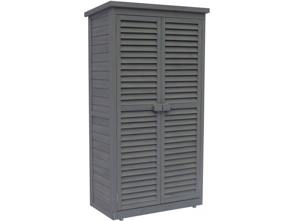 Gartenschrank "Space" - 87 x 46,5 x 160 cm - Anthrazit