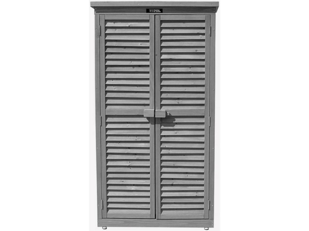 Gartenschrank "Space" - 87 x 46,5 x 160 cm - Anthrazit
