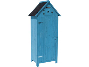 Gartenschrank "Cabanon"  - 77 x 54,5 x 179 cm - Himmelblau