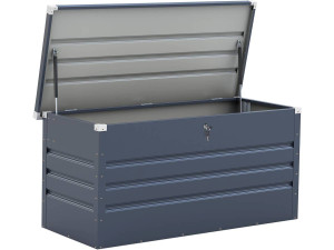 Gartenbox aus Metall "Store" - 680 l - 165 x 69 x 60 cm - Grau