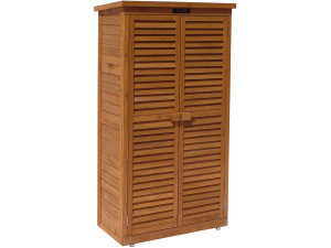 Gartenschrank "Space" - 87 x 46,5 x 160 cm - Braun