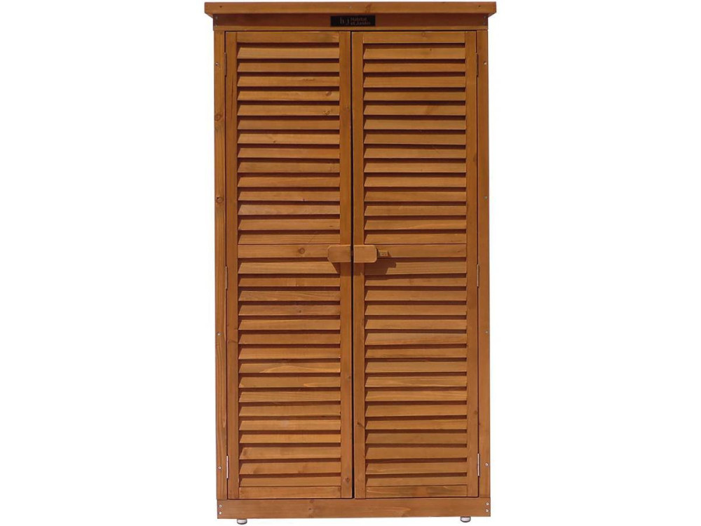 Gartenschrank "Space" - 87 x 46,5 x 160 cm - Braun