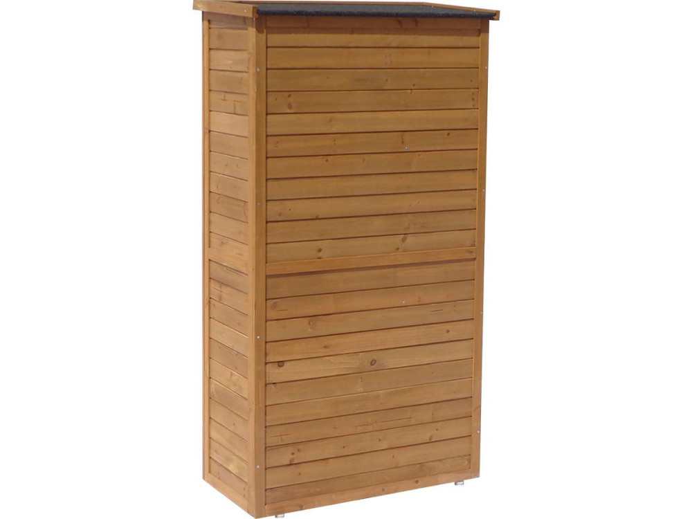 Gartenschrank "Space" - 87 x 46,5 x 160 cm - Braun
