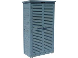 Gartenschrank "Space" - 87 x 46,5 x 160 cm - Himmelblau