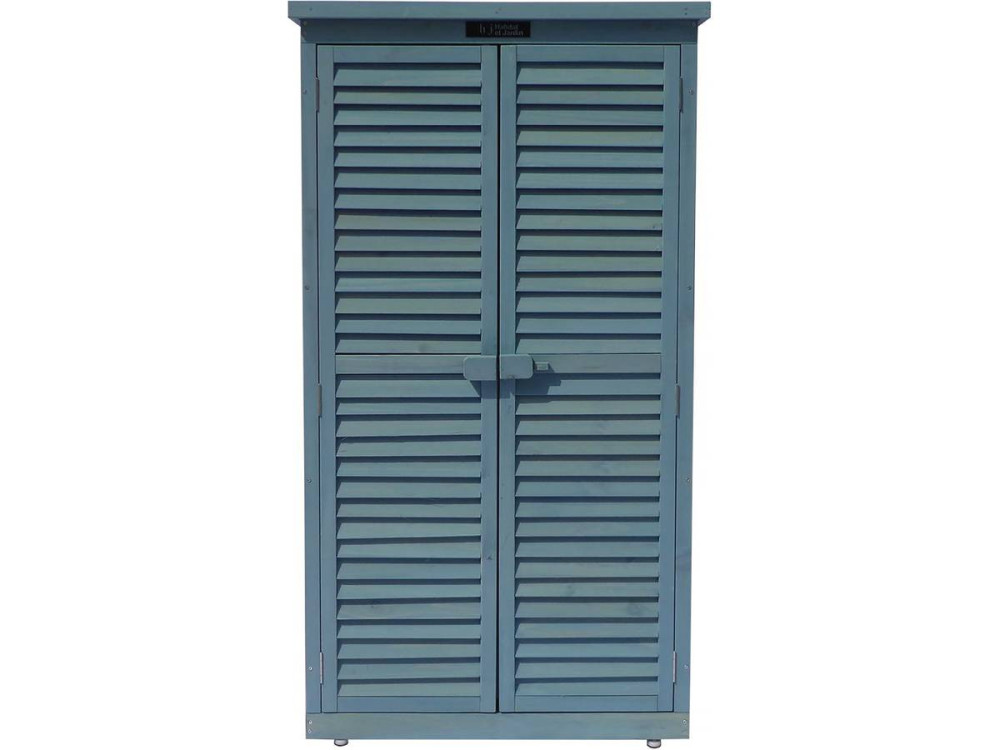 Gartenschrank "Space" - 87 x 46,5 x 160 cm - Himmelblau