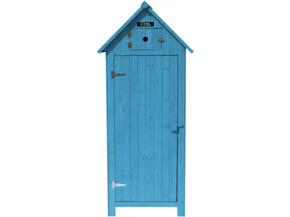 Gartenschrank "Cabanon"  - 77 x 54,5 x 179 cm - Himmelblau