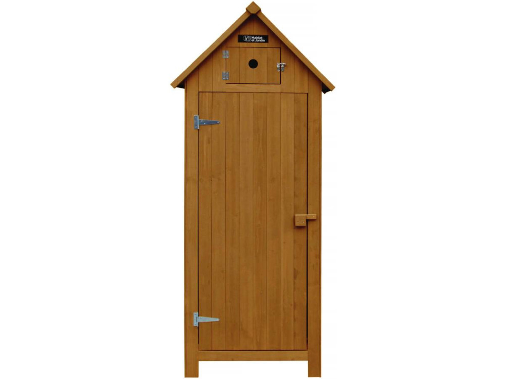 Gartenschrank "Cabanon"  - 77 x 54,5 x 179 cm - Braun