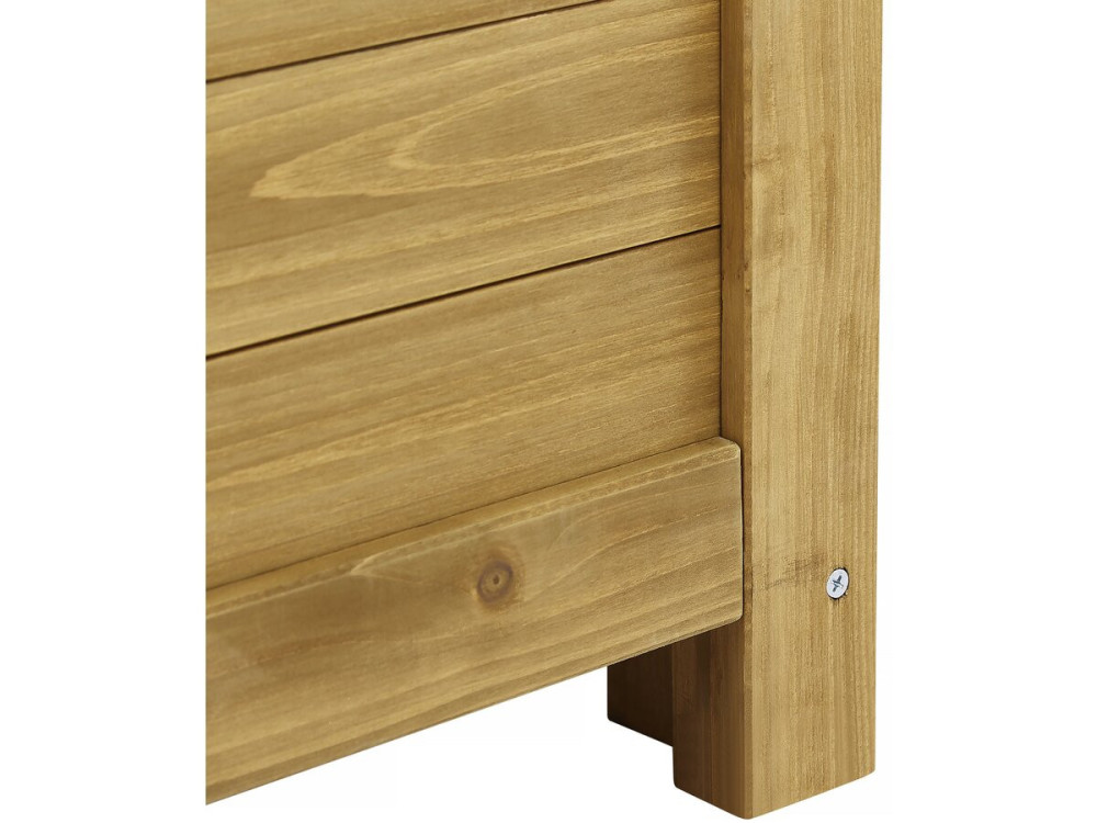 Gartenbox aus Holz "Gana" - 125 x 60 x 54 cm - Braun
