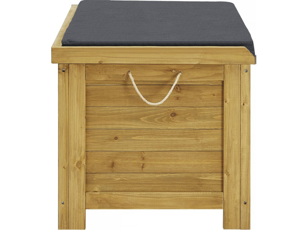 Gartenbox aus Holz "Gana" - 125 x 60 x 54 cm - Braun